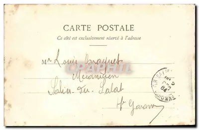 Menton - Plaża, Fale — Wydawca Auguste, nr 929 — Rewers