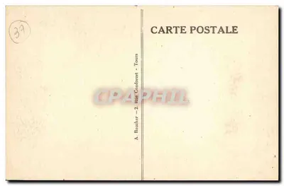 Czapka Touraine — tradycyjna czapka — A. B. n°96 — Rewers