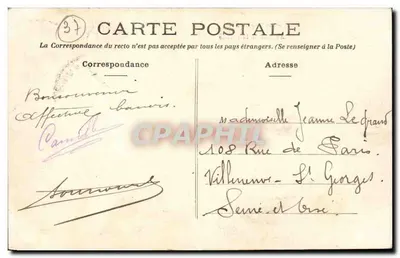 Savigny (I.-&-L.) — Avenida da Prairie — editor desconhecido, número de série não visível — Verso