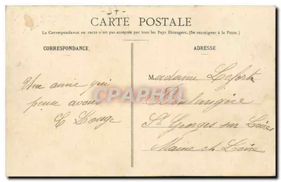 La Membrolle (I.-et-L.) - Het kasteel van Bel-Air - H.B. — Achterkant