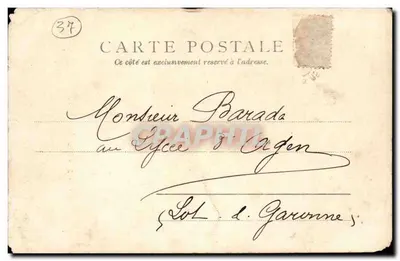 Gruppo di vecchie case (Rinascimento) — Luynes — Henry Cruiset, n°811 — Verso