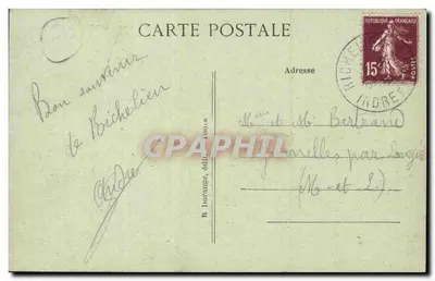 Richelieu (I.-et-L.) — Kanał — R. Dorange, wyd. Wszystkie — Rewers