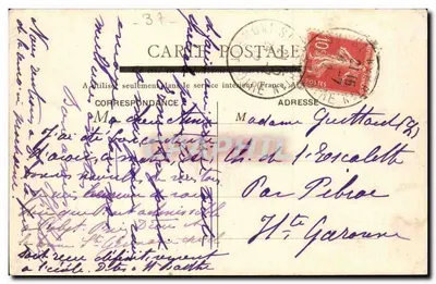 Villa Beaugailard — Tours — Lib. Peñcar — Verso