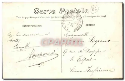 Plessis-les-Tours (Loir-et-Cher) — Zamek Louisa XI — wydawca G.B.1 — Rewers