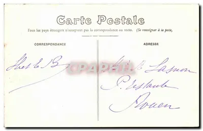 Tours — Pont suspendu de Saint-Symphorien — G B 137, éditeur Tours — Verso