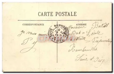 Tours — Le Théâtre Municipal — LL. — 198 — Verso