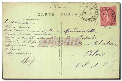 Tours (Loire-et-Loire) — Bulwar Heurteloup — A.P. (wydawca) — Rewers