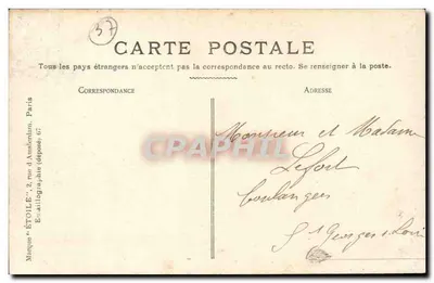Tours — Avenue de Grammont — Statua Balzaca — Rewers