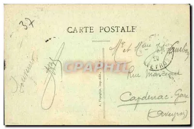 Tours (Indre-et-Loire) — Rue Nationale (strona południowa) — A. P. POURRETTE — Rewers
