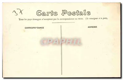 Tours — Przegląd z 14 lipca 1912. Przyjazd generała dowodzącego 9. korpusu armijnego — Duży Bazar Tours — Rewers
