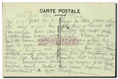 Tours (Indre-et-Loire) — A Estação — A.P. — Editor A.P. — Verso