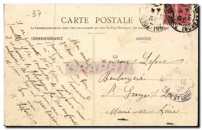 Tours - A Torre de Guise — editor N. B. Coll. — Verso