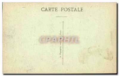 Tours (Loire-et-Loire) — Ogólny widok — Most kamieniany nad Loarą — Katedra Świętego Gatiana — Rewers