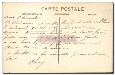 Tours (Loire-et-Loire) — La Basílica de San Martín y la Torre de Carlomagno — Editor R. Porte — Reverso