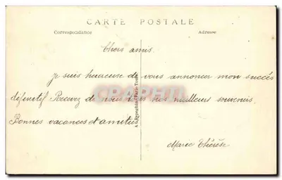 Tours (Loire-et-Loire) — Aleja Grammont — A.P. n°73 — Rewers