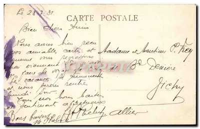 Montbazon (Indre-et-Loire) — Castelo do Puits d'Artigny — editor Rougel — Verso