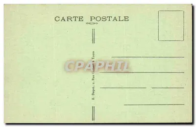 Tours (Indre-et-Loire) — Katedra św. Etienne i Plac — A.P. (wydawca) — Rewers