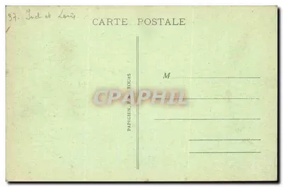 Tours (Indre-et-Loire) — Most kamieniany na Loirze — A. P. — Rewers