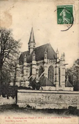 Champigny-sur-Veude (Loir-et-Cher) — O chefe da capela — D-B, n° 171