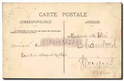 Champigny-sur-Veude (Loir-et-Cher) — O chefe da capela — D-B, n° 171 — Verso