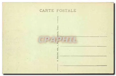 Tours — Catedral — A. Boucher, editora, Tours — Verso