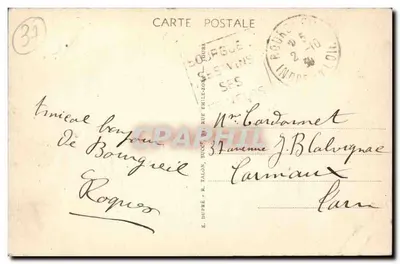 Bourgueil (Indre-et-Loire) — Vista geral (lado Leste) — A.P. — Verso