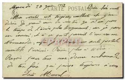 Orléans — La Cattedrale nel 1835 — Edizione H. C. — Verso