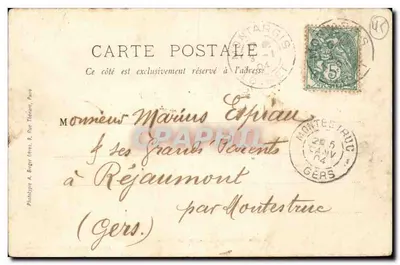 Montargis - Igreja de Santa Magdalena — Livraria Veuve Bégault, Montargis — Verso