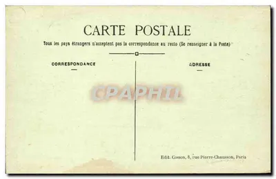 Courtenay (Loiret) — Kościół — Wyd. Gack, tabak — Rewers