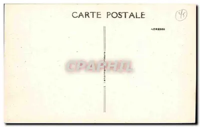 Saint-Benoît-sur-Loire (Loiret) — Portail Północny Bazyliki (styl XIII wieku) — wydawca L. Lenormand, Orléans — Rewers