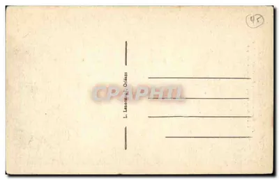 Saint-Bénédit-sur-Loire (Loiret) — Abside da Basílica do XI ao XIII século — Maître-Autel e Orgues restaurados em 1936 — L. Lenormand, Orléans — Verso