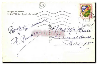 Olivet — Les bords du Loiret — Raymon — Verso