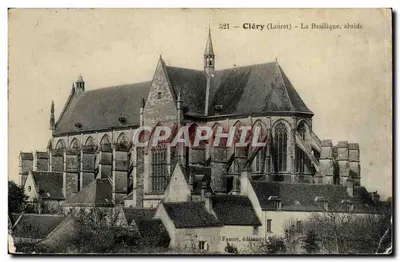 Cléry (Loiret) — A Basílica, abside — Fassot, editor, n° 521