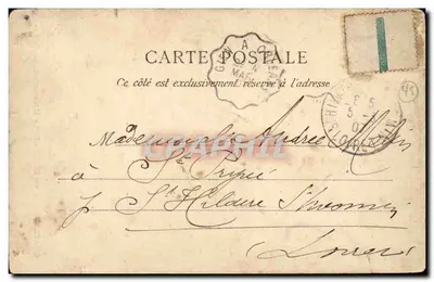 Châteauneuf-sur-Loire — O Monumento de La Villière — editor desconhecido, número de série não visível — Verso
