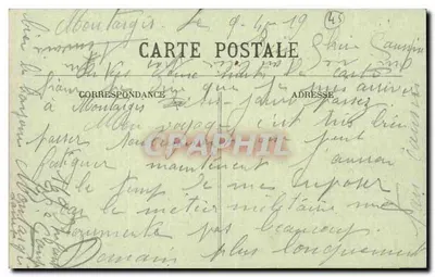 Montargis (Loiret) - Hotel de la Ciudad — Edición V. O. — Reverso
