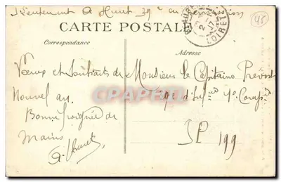 ÉEAUGENCY-(Loiret) Dziedziniec starego zamku — wnętrze oratorium św. Jadwigi — Zakład dla starszych — n° 3304 — Rewers