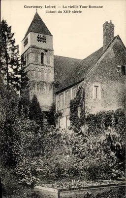 Courtenay (Loiret) — A antiga Torre Romana datando do século XIII