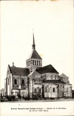 Saint-Benoît-sur-Loire (Loiret) — Abside da Basílica do XI ao XIII século