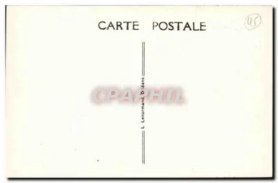 Saint-Benoît-sur-Loire (Loiret) — A Abadia no tempo do Mosteiro — L. Lenormand Orléans — Verso