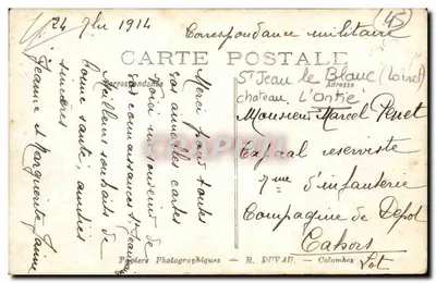 Familie of groep mensen — fotografië buiten — Fotopapier R. DUVAN, Colomiers — Achterkant