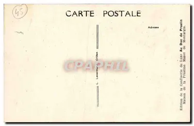 Montargis (Loiret) — Entrée du Vélodrome — Édition Prasilin — Verso
