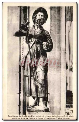 Basílica de N.-S. de Cléry — Estátua de São Tiago (século XVI) — L. Lenormand, Orléans