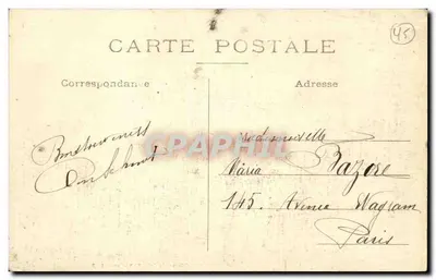 YÈVRE-LE-CHATEL — Toren van het kasteel van Amaury de Montfort aan het begin van de 13e eeuw — Librairie Louis Joly, Pithiviers — Achterkant