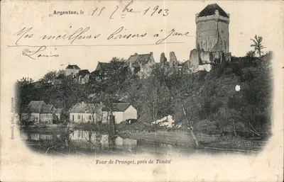 Tour de Prunget, perto de Tendu — Argenton — Quesnel, fot. Argenton