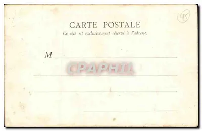 Montargis — Estatua de Mirabeau — B.F. Paris — Reverso