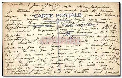 Orléans - El Puente Real — Tarjeta postal antigua n°3111, editor anónimo — Reverso