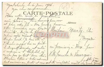 Orléans — Vue panoramique sur la Loire — Saint-Euverte — Éditeur D. LEREAUX, n° 4120 — Verso