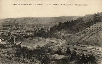 Ligny-en-Barrois (Mense) — Vista Geral e Fábrica de Aneublements