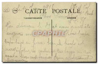 Ligny-en-Barrois (Mense) — Vista Geral e Fábrica de Aneublements — Verso