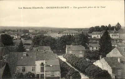 Gondrecourt — Vista geral tirada da Torre — La Meuse Illustrée